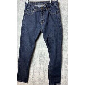 Dearborn Men’s Jeans 32x33 Dark Blue USA Made Straight